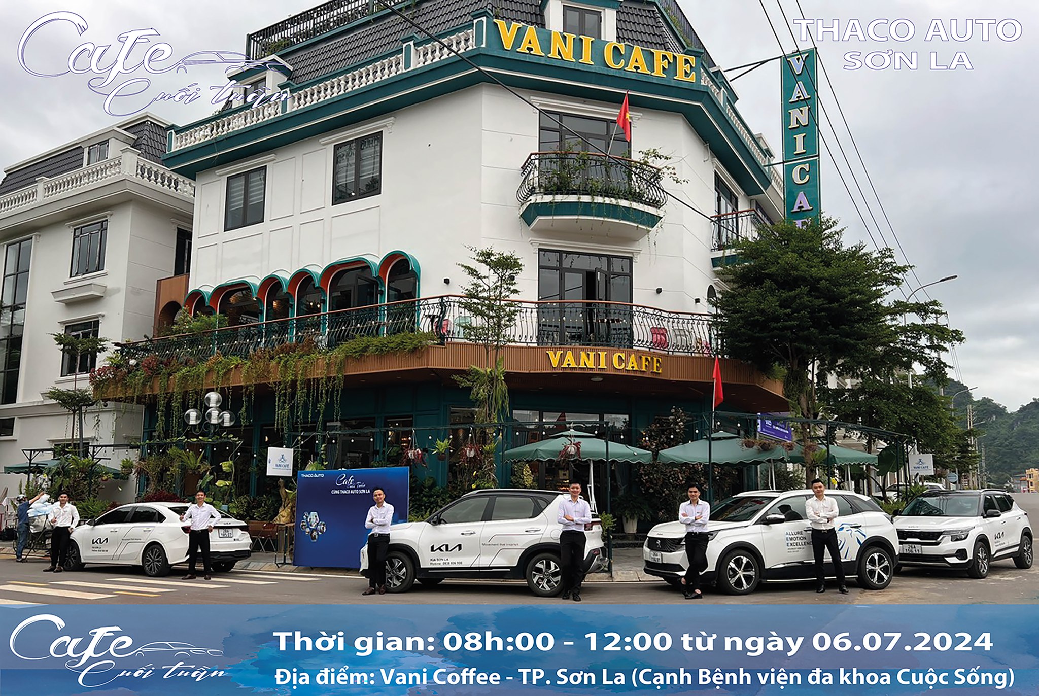 SỰ KIỆN “CAFE CUỐI TUẦN - TRẢI NGHIỆM LÁI THỬ CÙNG KIA-MAZDA-PEUGEOT SƠN LA” TẠI TP SƠN LA