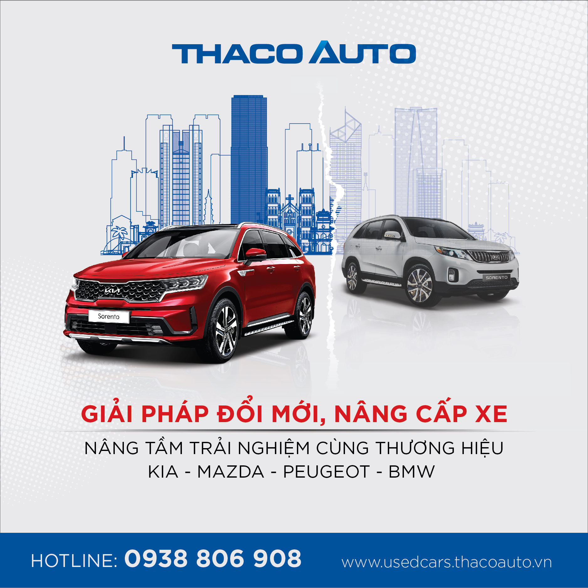 ĐỔI XE MỚI CÙNG THACO AUTO SƠN LA – ĐA DẠNG THƯƠNG HIỆU, NÂNG TẦM TRẢI NGHIỆM